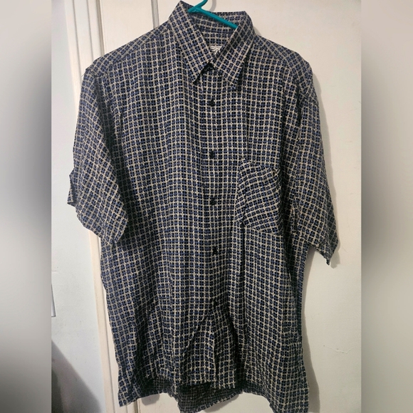 Foster Button Up Shirt Short Sleeve Men's Size XL - Picture 1 of 3